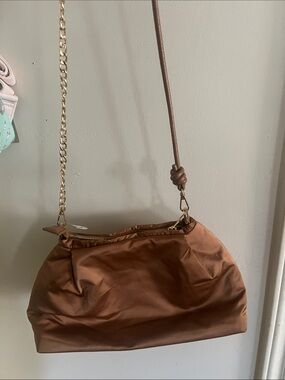 💕 Women's Brown Shoulder Bag with Chain Strap